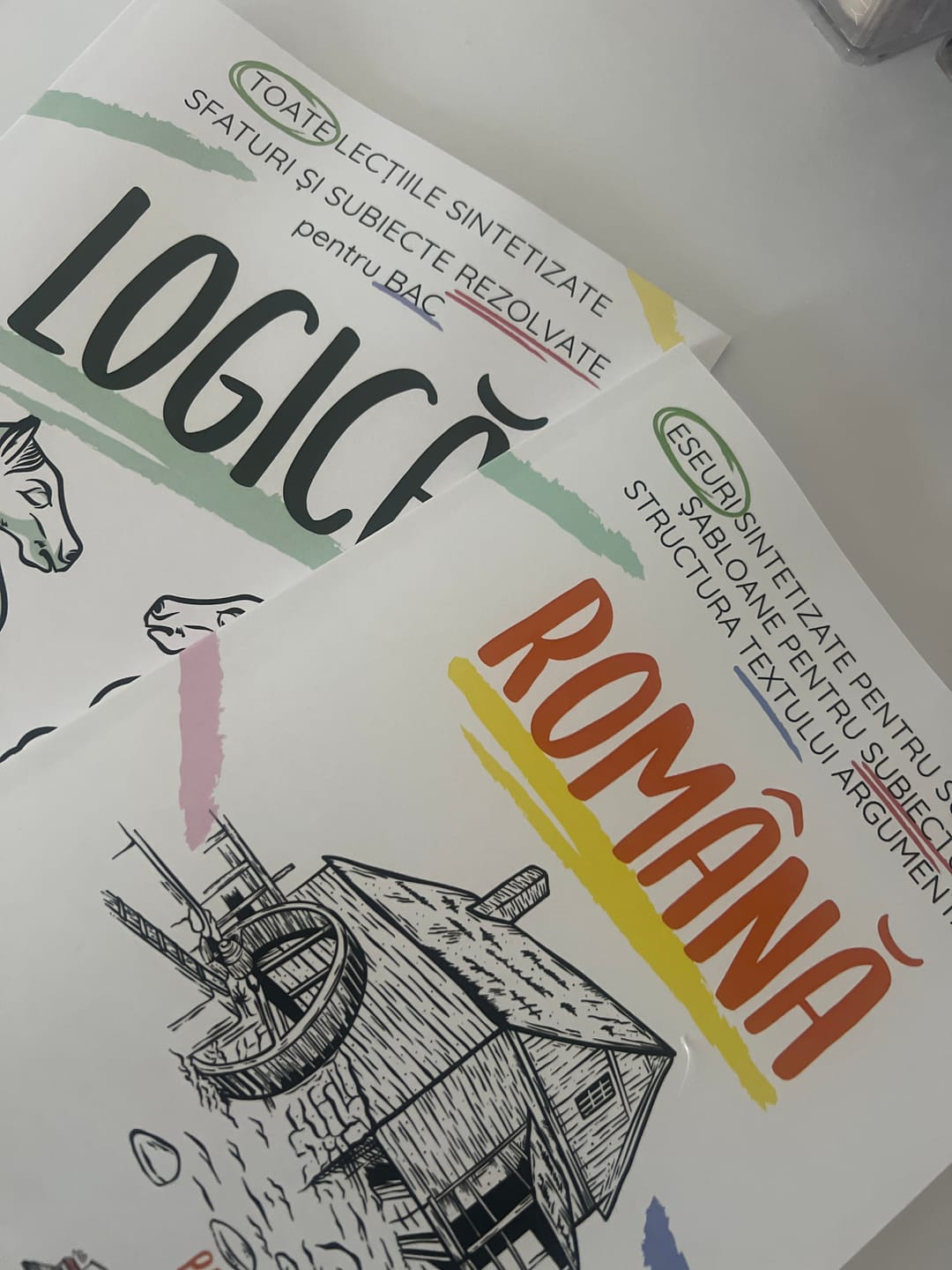 Customer photo review of Pachet Bacalaureat (Română + Logică) Bacademia