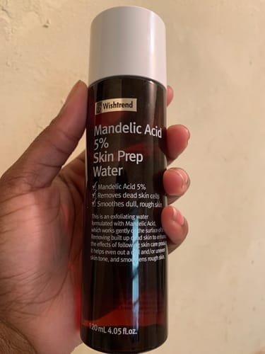 Customer photo review of Mandelic Acid Gentle Exfoliating Toner