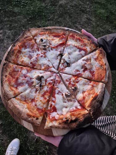 Customer photo review of Sourdough Pizza Bases