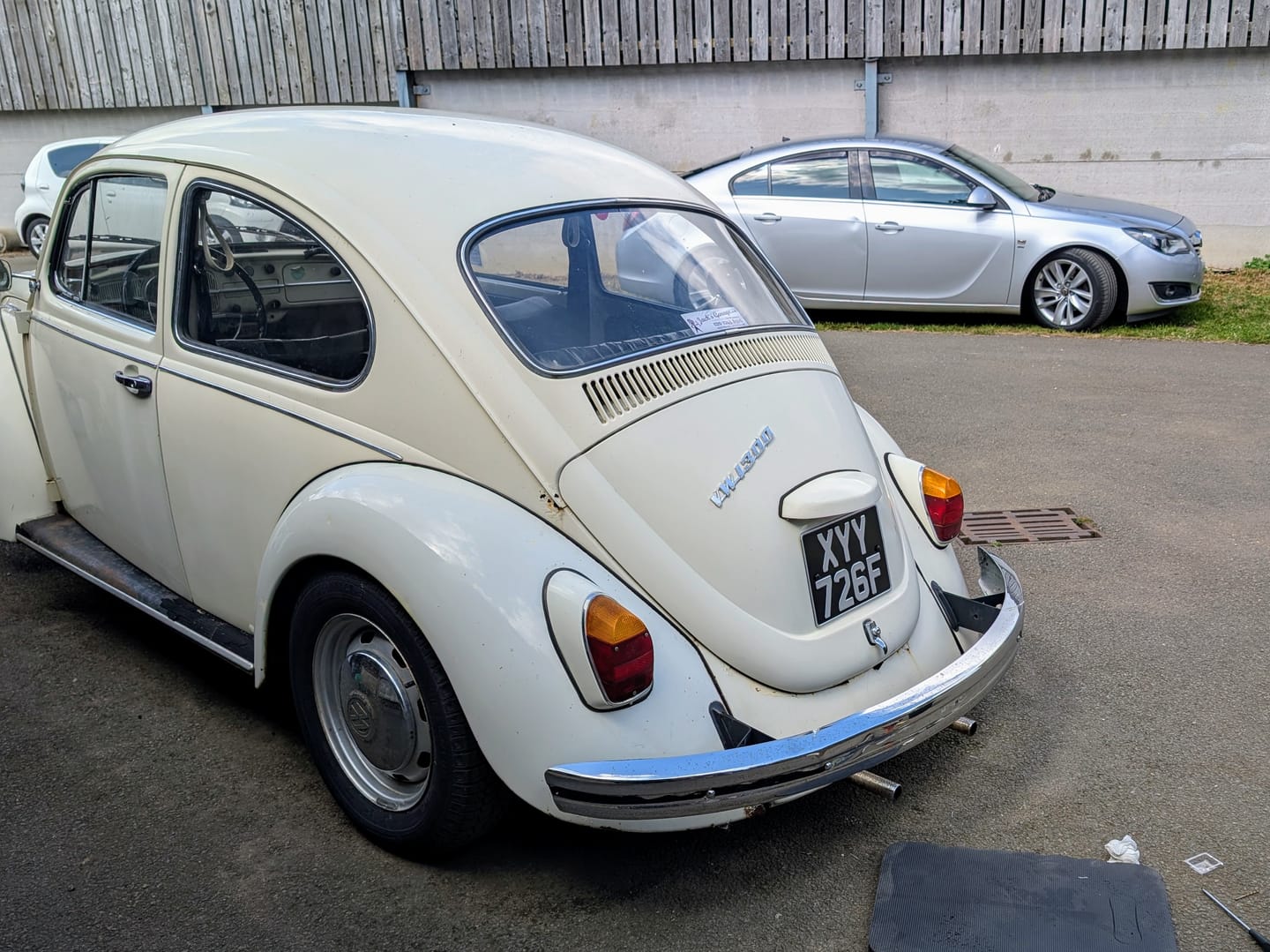 Customer photo review of Classic Metal Pressed Number Plate 520 x 111mm & 11 x 8 inches