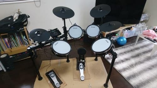 Customer photo review of Donner DED-200 MAX 5ドラム 3シンバル 電子ドラム
