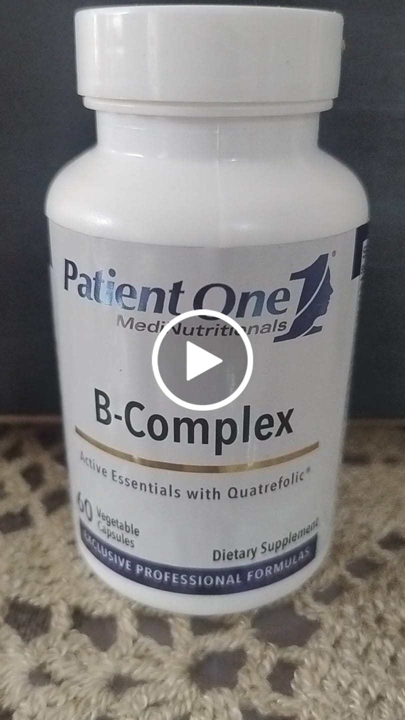 Customer video review of Patient One B-Complex with Quatrefolic