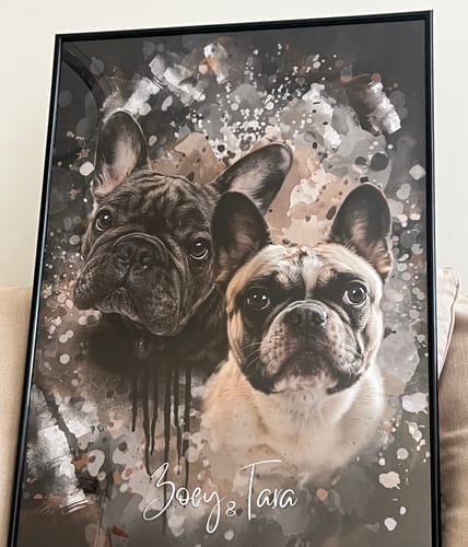Customer photo review of Aquarell Pawtrait