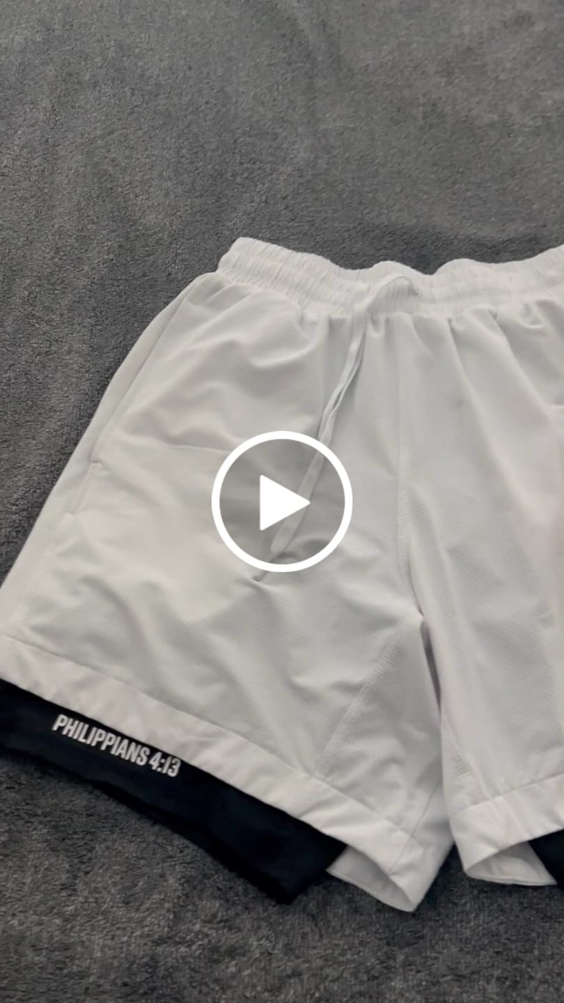 Customer video review of Phil 4:13 Liner Shorts