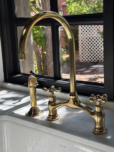 Customer photo review of Victorian Kitchen faucet
