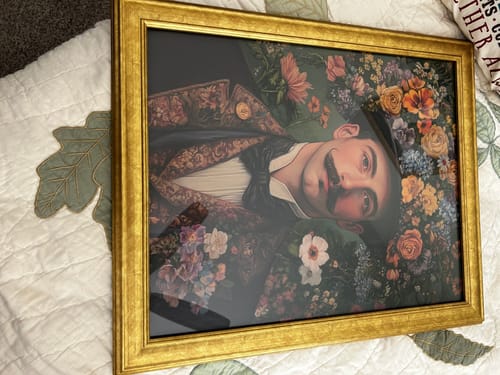 Customer photo review of Victorian Gentleman No3 Print