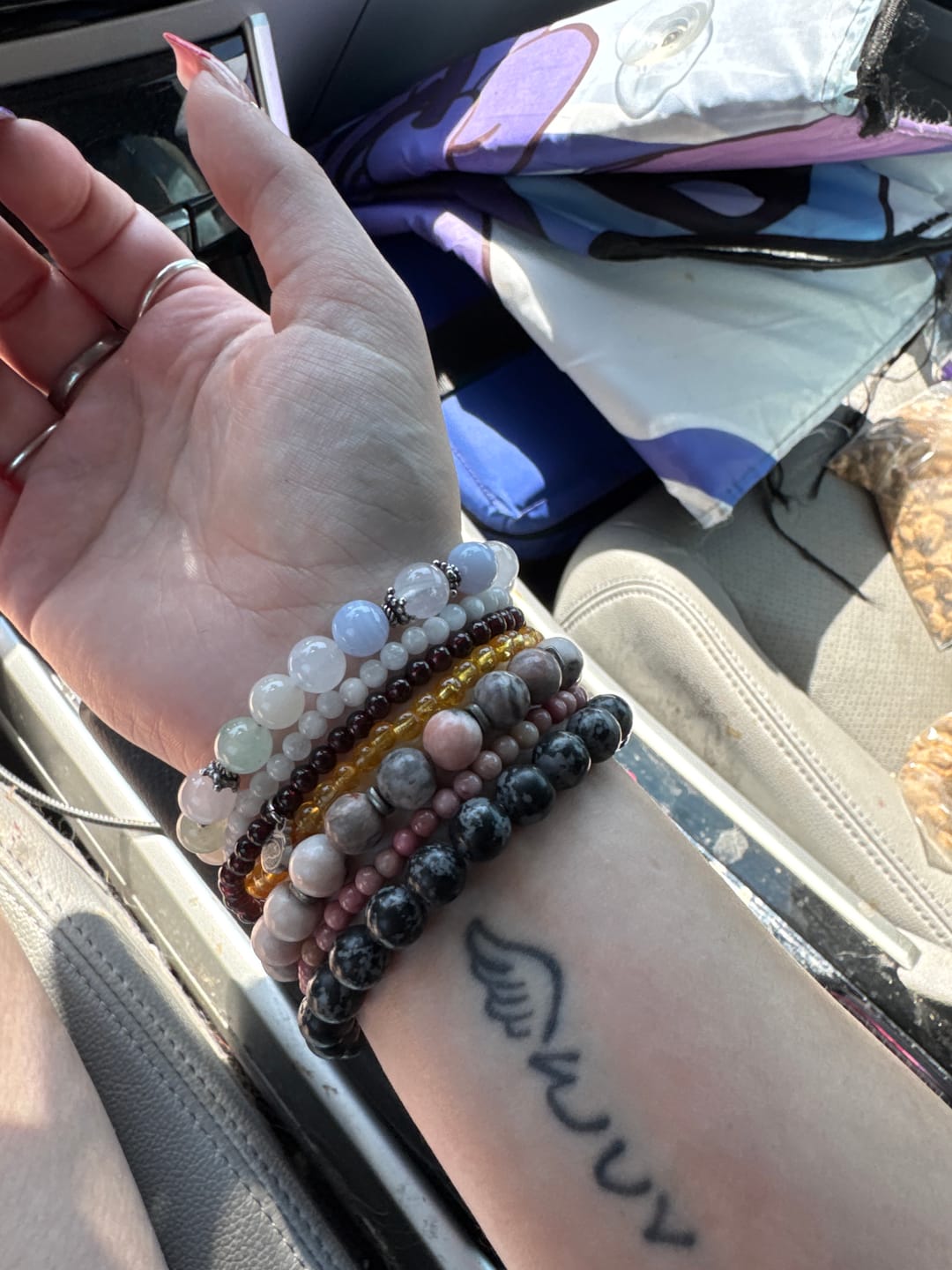 Customer photo review of Moonstone Bracelet Mini