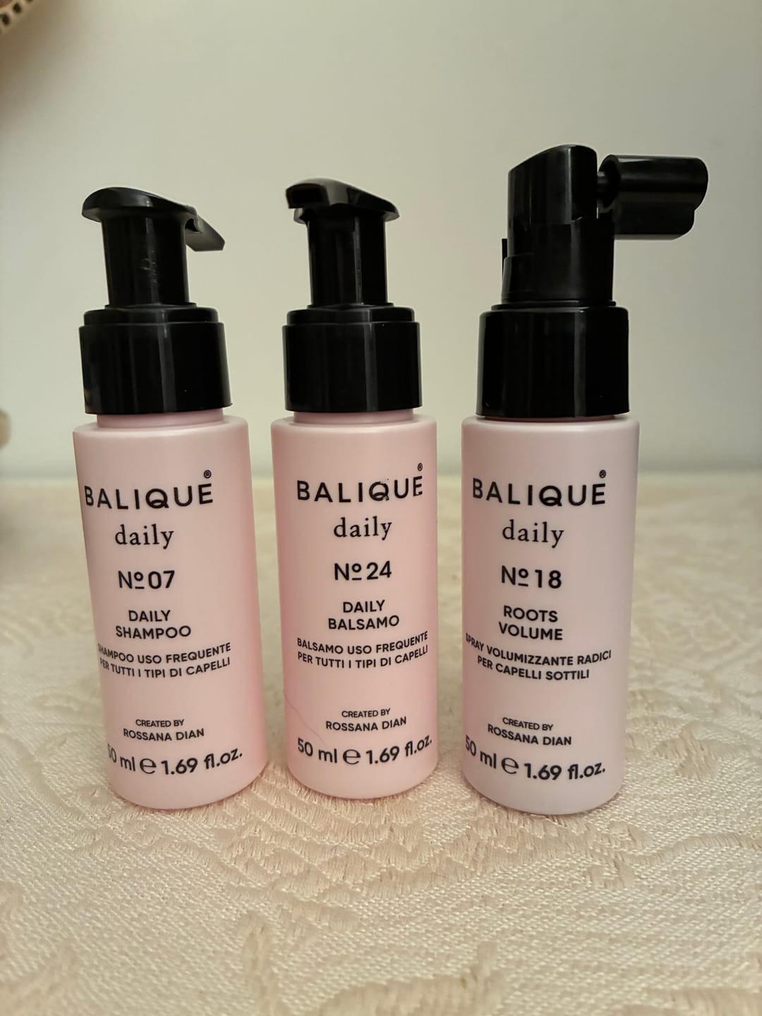 Customer photo review of KIT Daily - TRAVEL SIZE - Trattamento per lavaggi frequenti