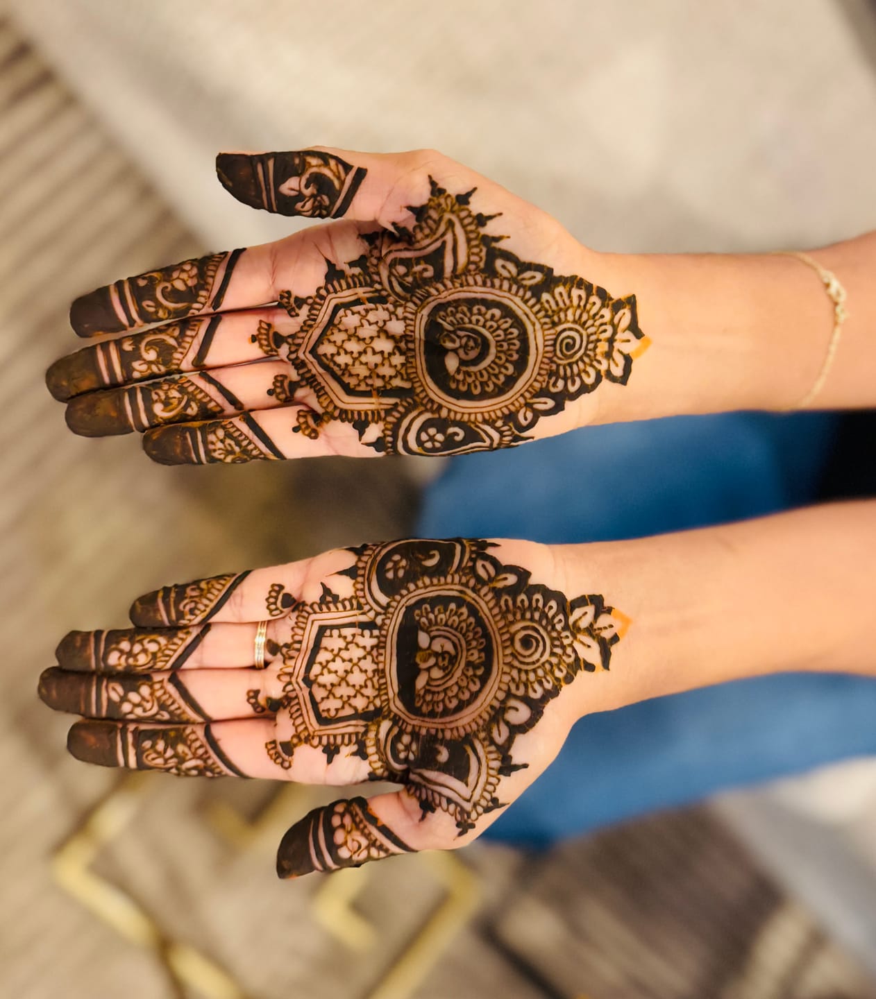 Customer photo review of Organic BAQ Fresh Rajasthani Henna