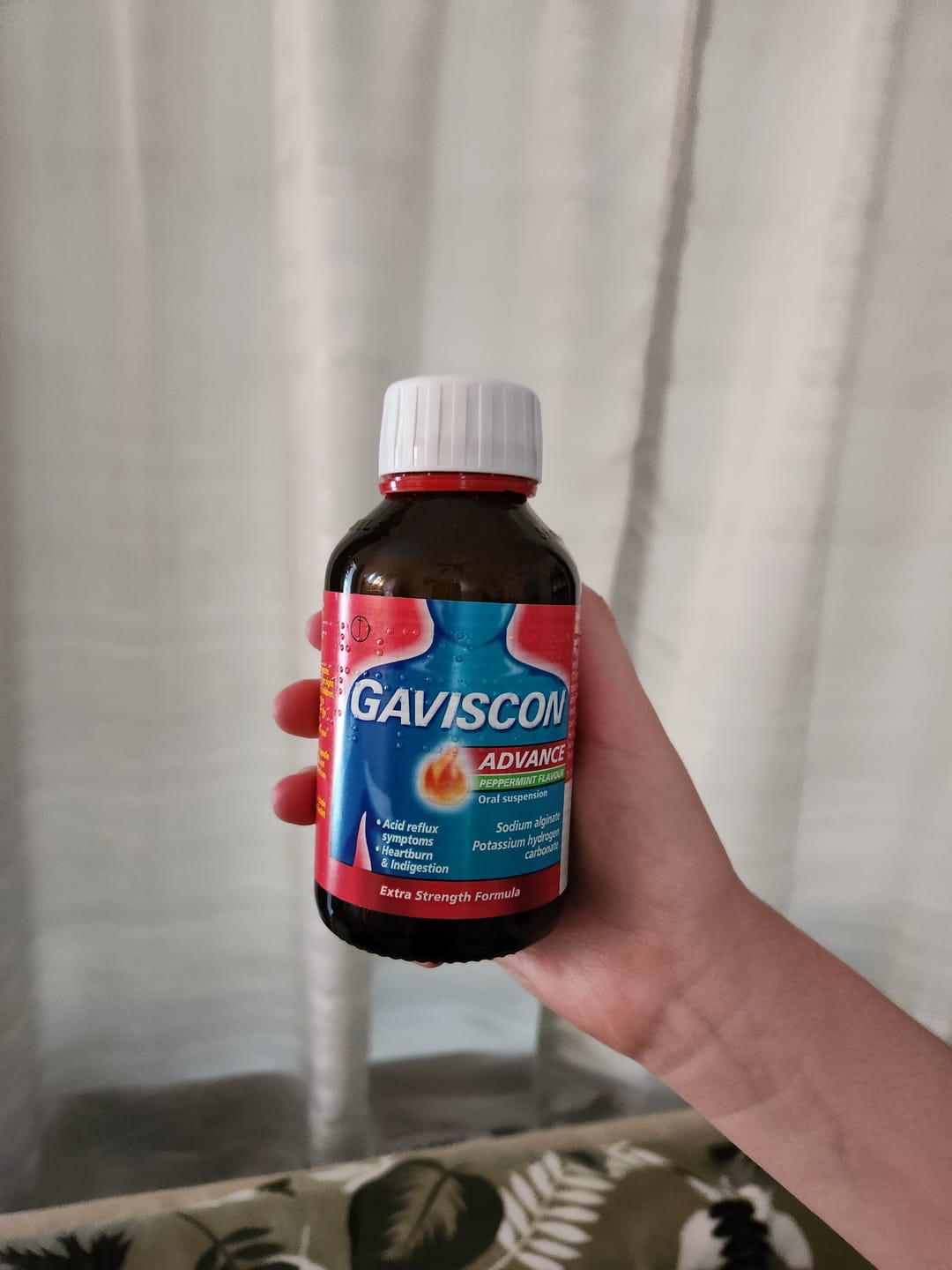 Customer photo review of Gaviscon Advance Peppermint Flavour Oral Suspension, 250ml 6 Pack