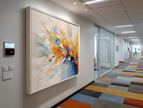 Customer review photo for COLORFUL PAINTING #CA121