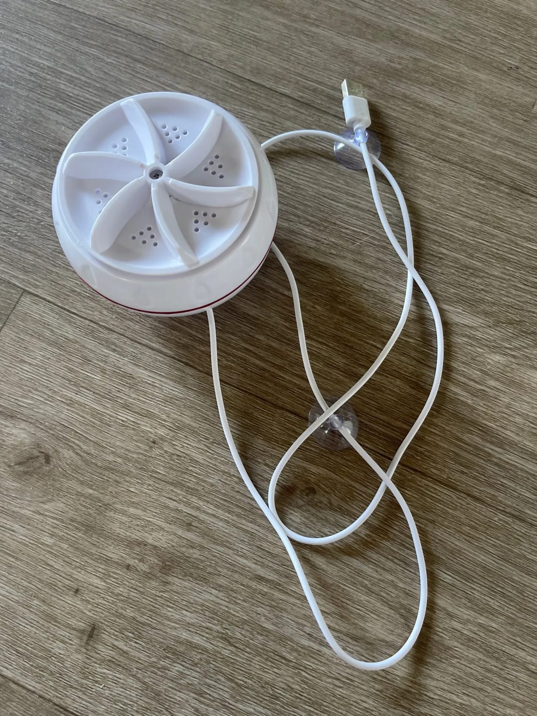 Customer photo review of Portable Turbine Ultrasonic Washing Machine - (IMPORTED)