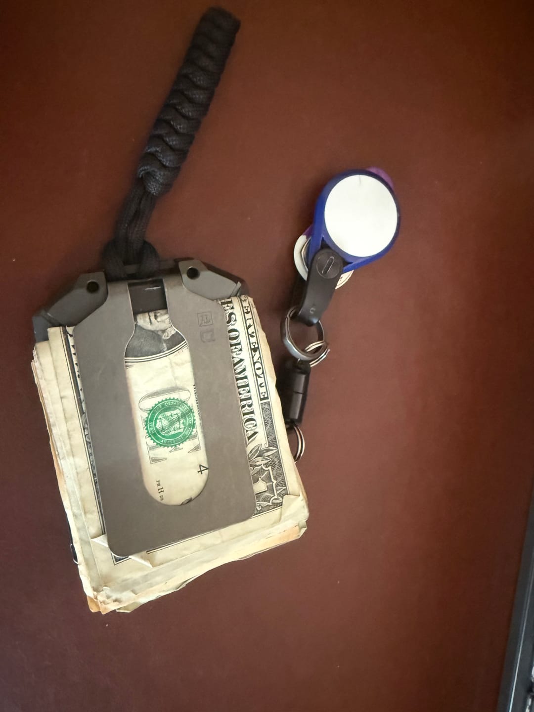 Customer photo review of M4 MAVERICK™ RAIL WALLET with TITANIUM CLIP