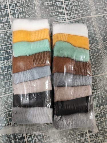 Customer photo review of PREMIUM DOUBLE ELASTIC SOCKS