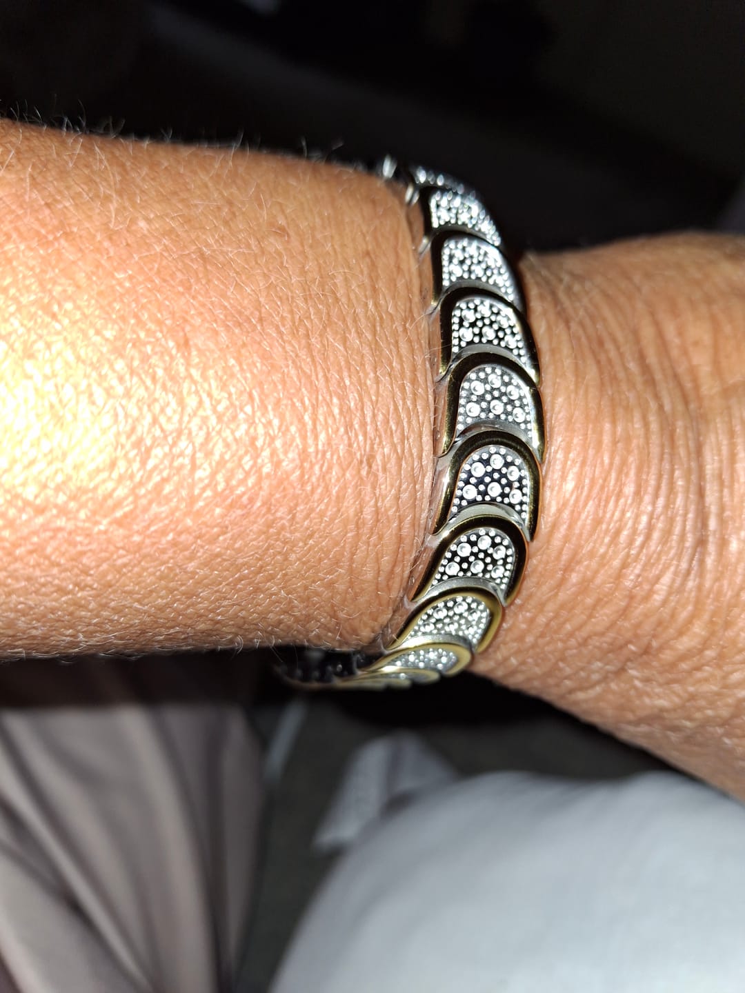 Customer photo review of Unisex Magnetic Germanium Power Bracelet