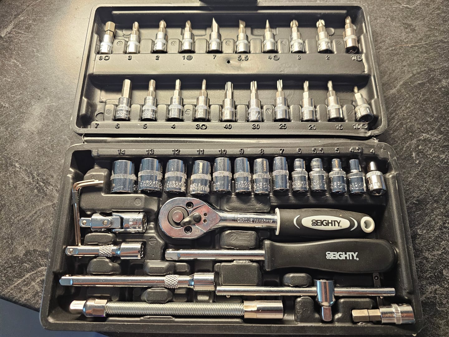 Customer photo review of 80Eighty® Mechanics Tools Kit and Socket