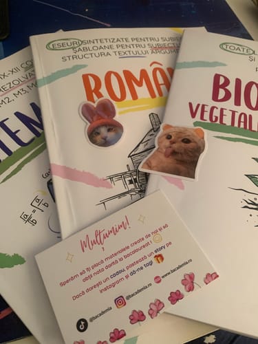 Recenzie cu fotografie de la un client despre Pachet Bacalaureat (Română + Matematică + Biologie Vegetală și Animală clasele IX-X) Bacademia