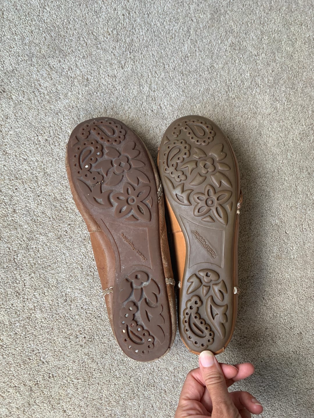 Customer photo review of Tan Janessa Slip-On Shoes