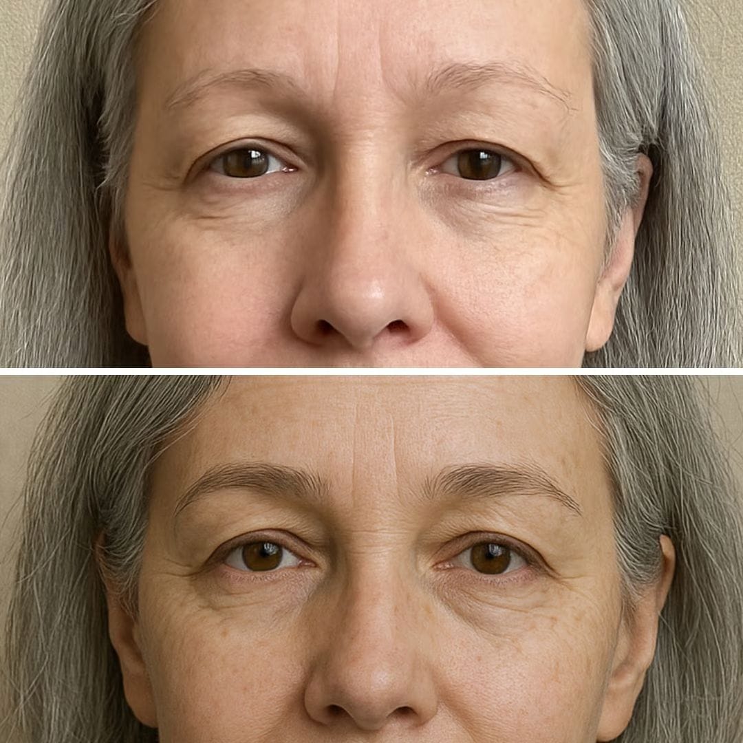 Customer photo review of IZABELL ROLLER - Roller for eyebrow regrowth