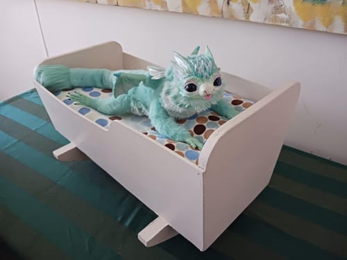 Customer photo review of Tonguerine dragon – mint green