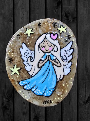 Customer photo review of QR Codes voor de Happy Stone App