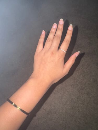 Customer photo review of Timeless Beauty 18K Crystal Ring