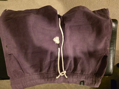 Customer photo review of DayDrift Men's Shorts - Purple Ash