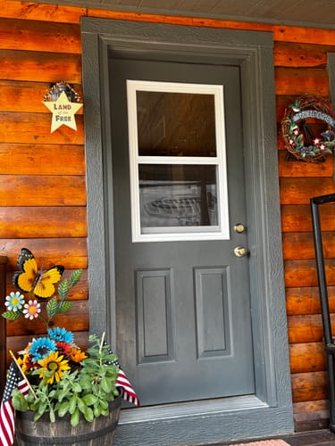 Customer photo review of Venting 1 Lite Glass and Frame Kit (Half Lite)