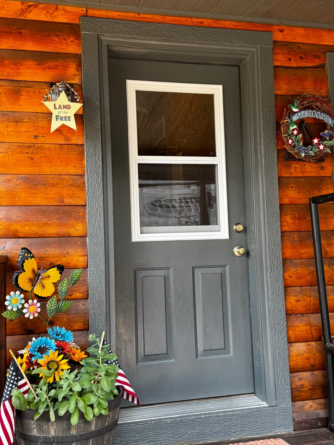 Customer photo review of Venting 1 Lite Glass and Frame Kit (Half Lite)
