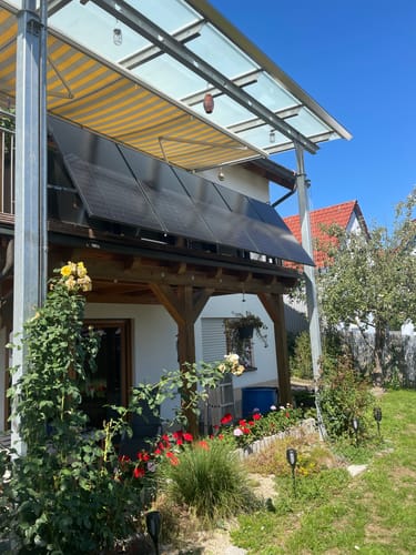 Customer photo review of Ray Geländer Balkon Balkonkraftwerk
