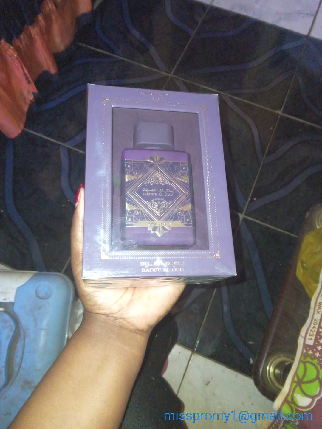 Customer photo review of Bade'e Al Oud Amethyst Lattafa Perfumes