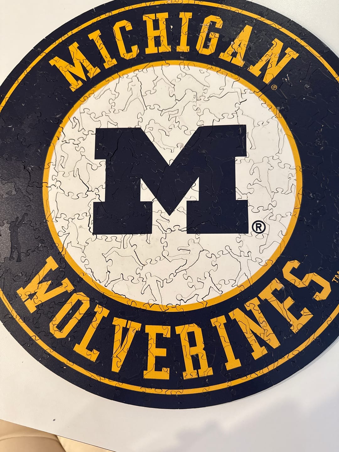 Customer photo review of University of Michigan - Wooden Puzzle