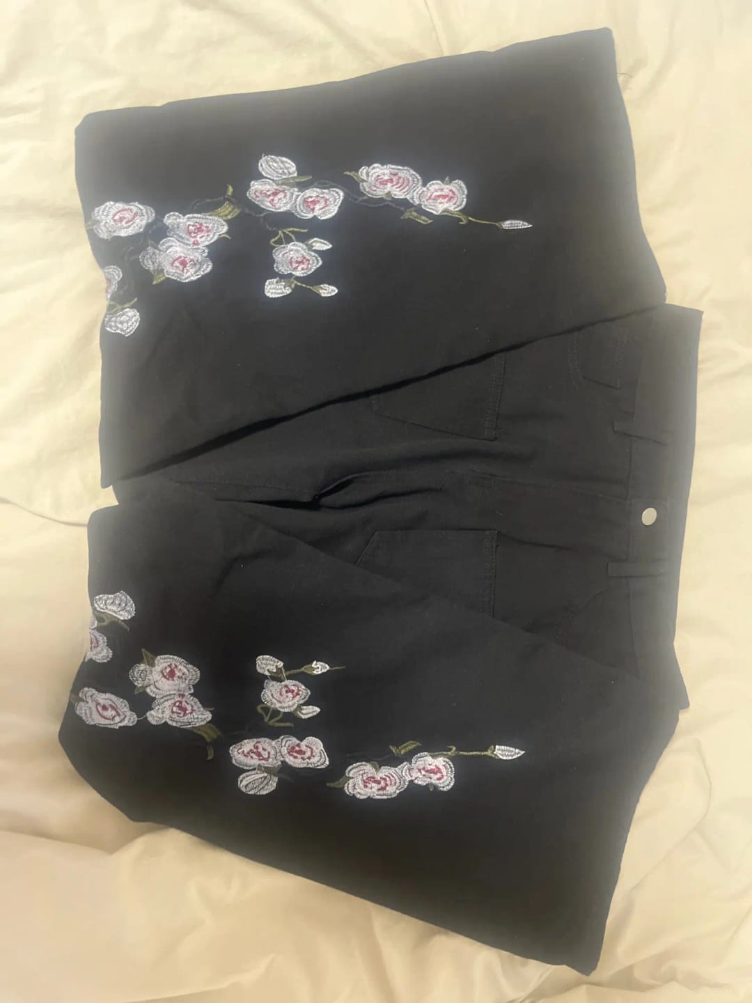 Customer photo review of Cherry Blossom Jeans