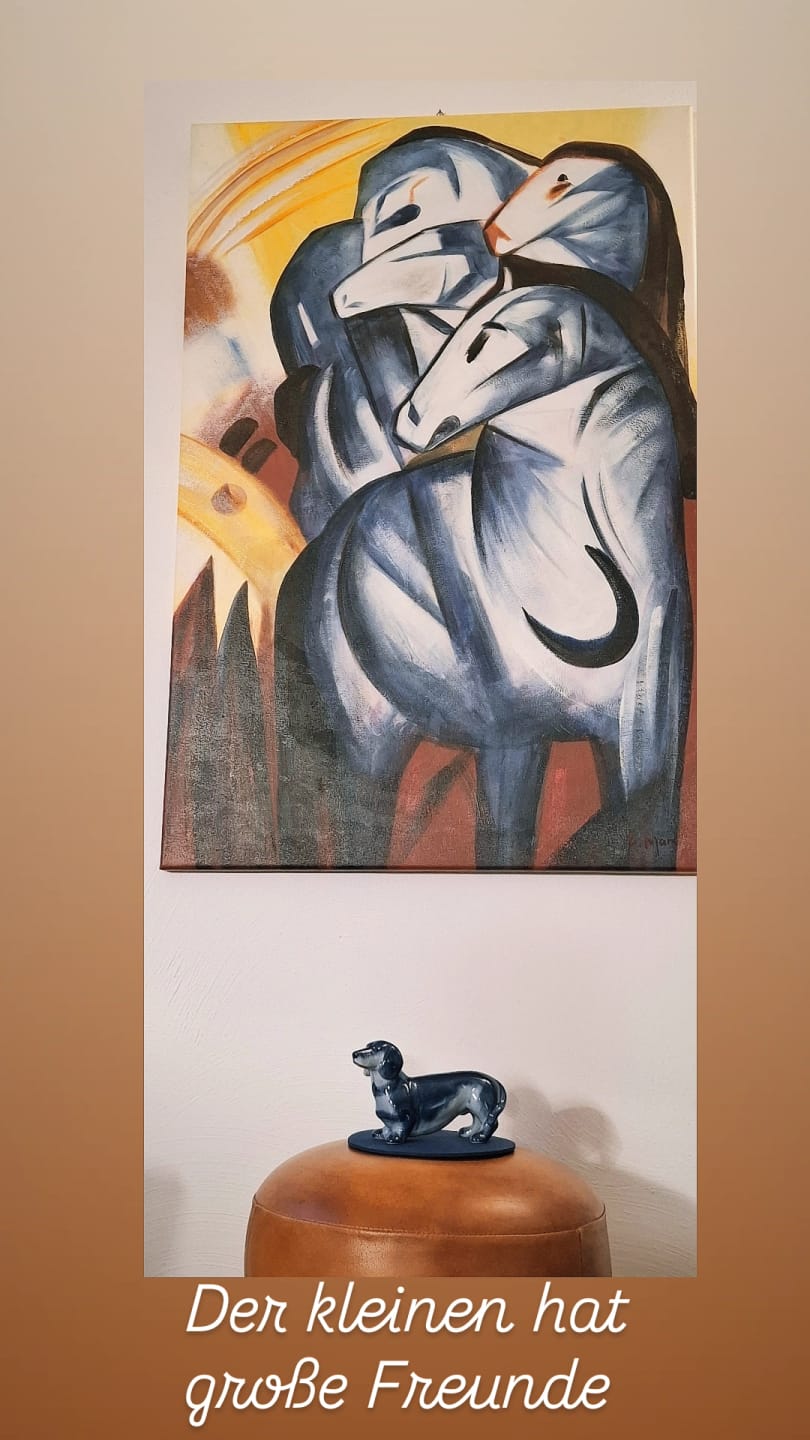 Customer photo review of Heinen Delfts Blauw - Porzellanfigur Dackel Nhaan