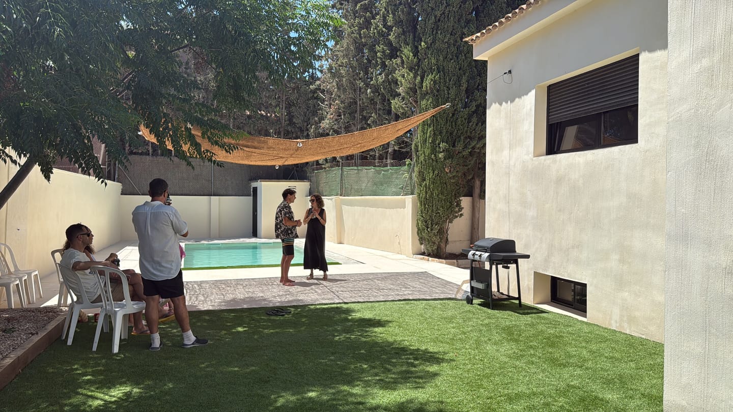 Customer photo review of Toldo fibra de coco