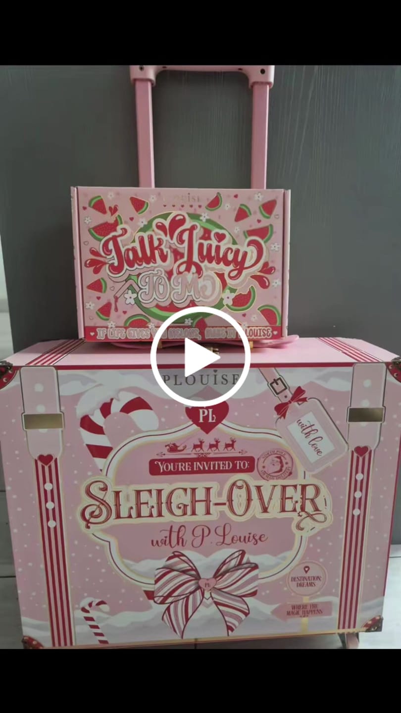 Reseña en vídeo del cliente sobre el embalaje de la maleta con trineo de P.Louise
