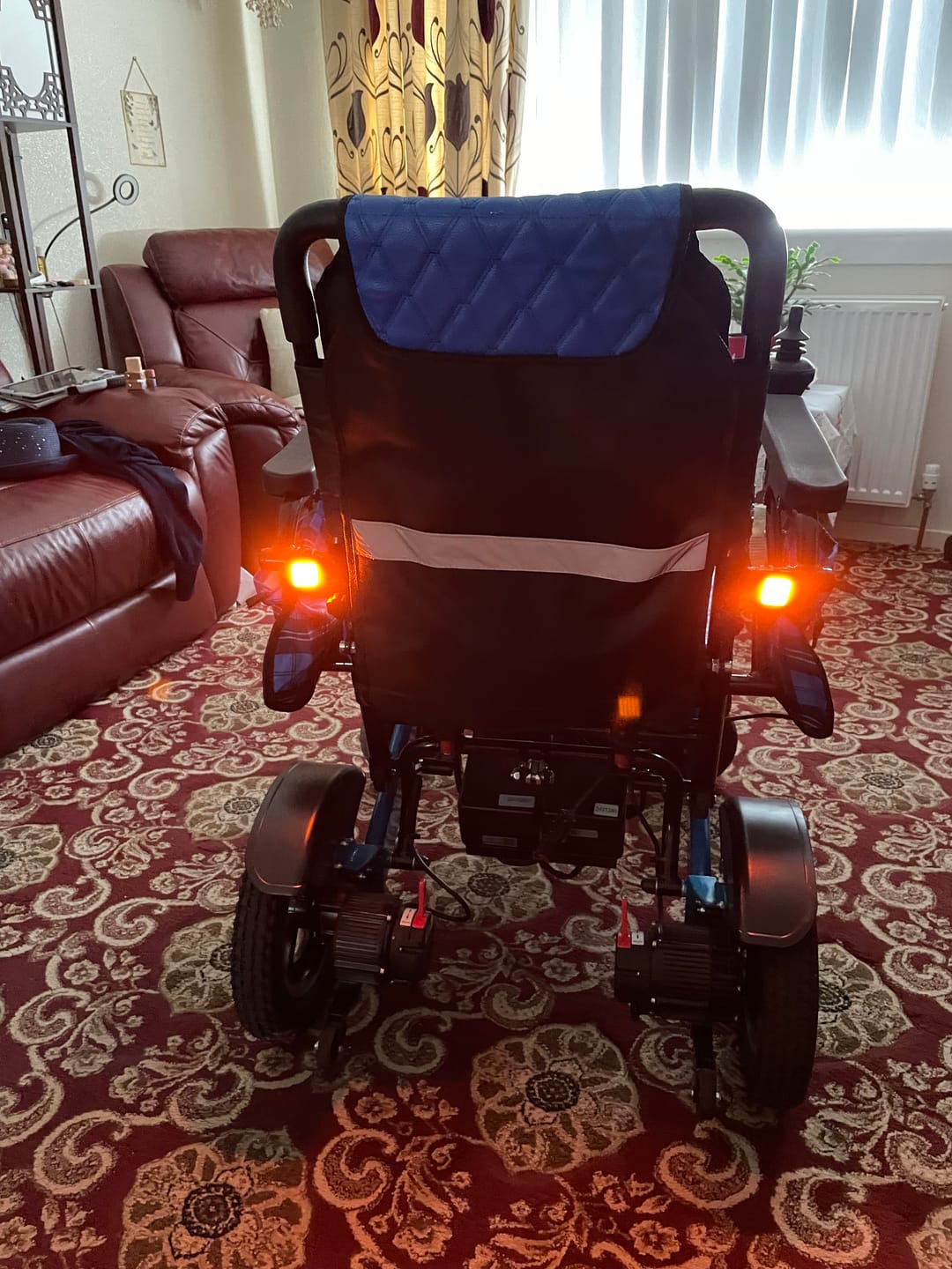 Customer photo review of LED Safety Lights for Electric Wheelchair