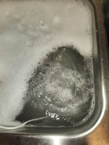 Customer photo review of Portable Turbine Ultrasonic Washing Machine - (IMPORTED)