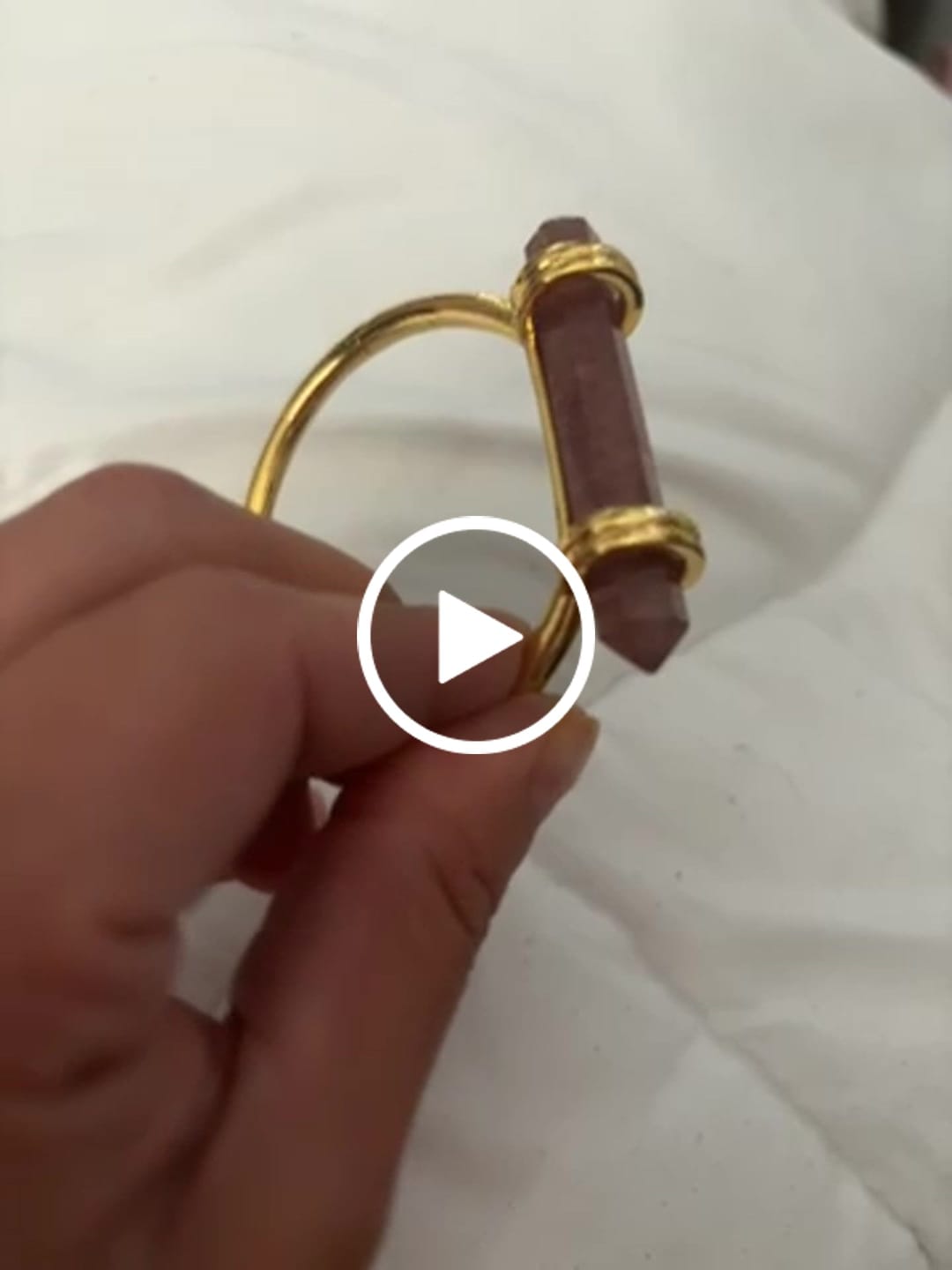 Customer video review of Tanzberry Quartz Wand