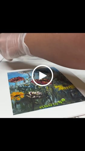 Customer video review of 6x6 Giclee Fine Art Prints