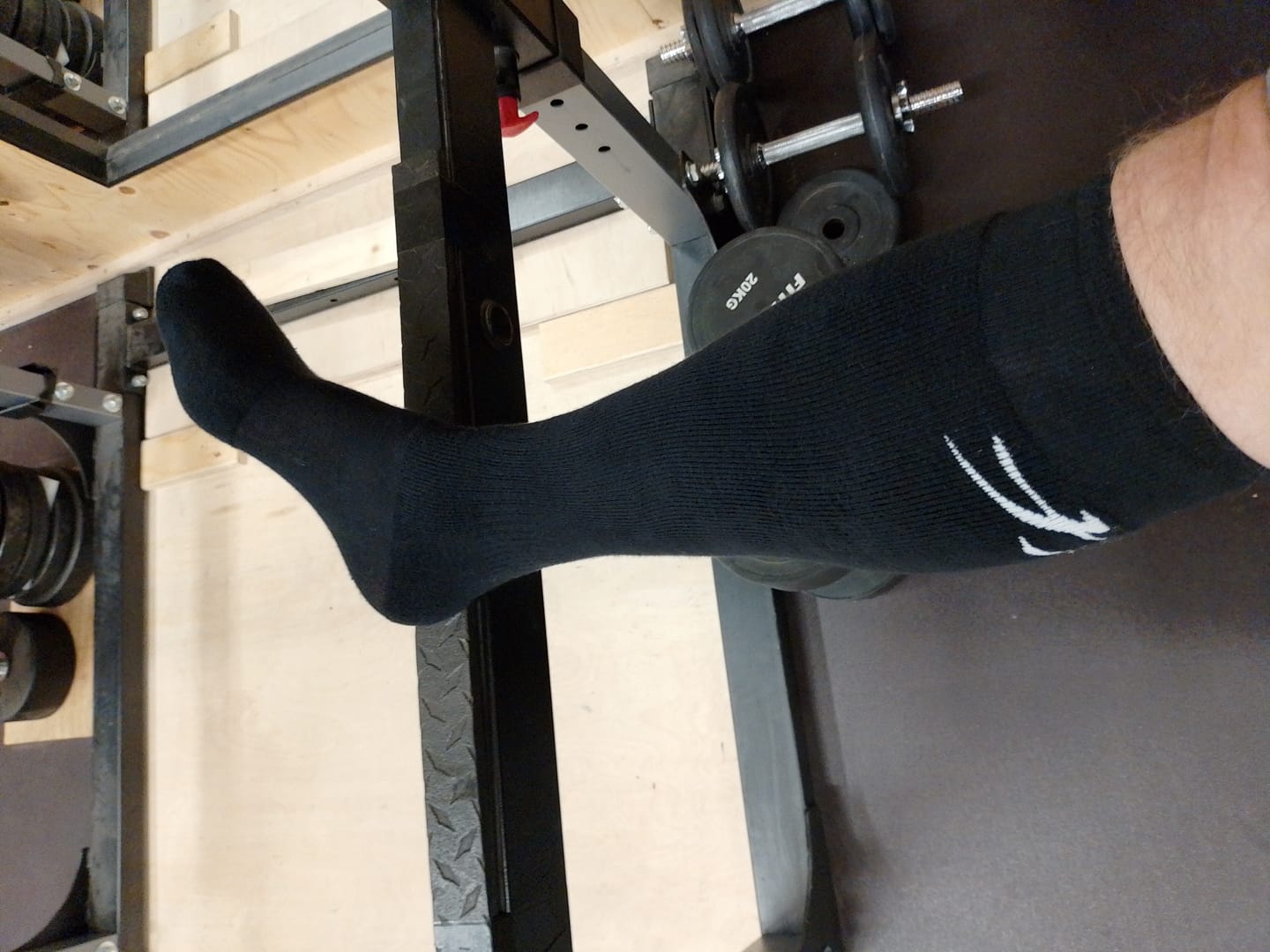 Customer photo review of Black Deadlift / Weightlifting Socks