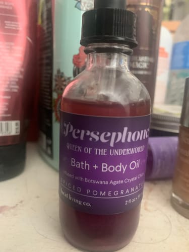 Customer photo review of Persephone Bath & Body Oil
