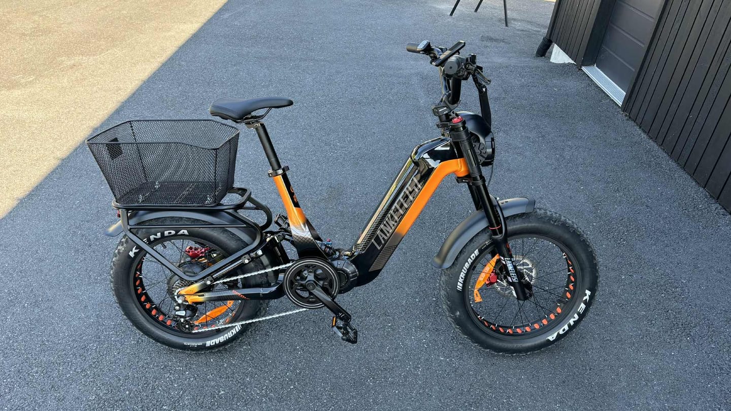 Customer photo review of Lankeleisi RX800 Plus 2025 Version 1000W 20" Fat Bike 960Wh Full Suspension Electric Bike with Torque Sensor 48V 20Ah Battery SUV E-Bike [Pre-Order]