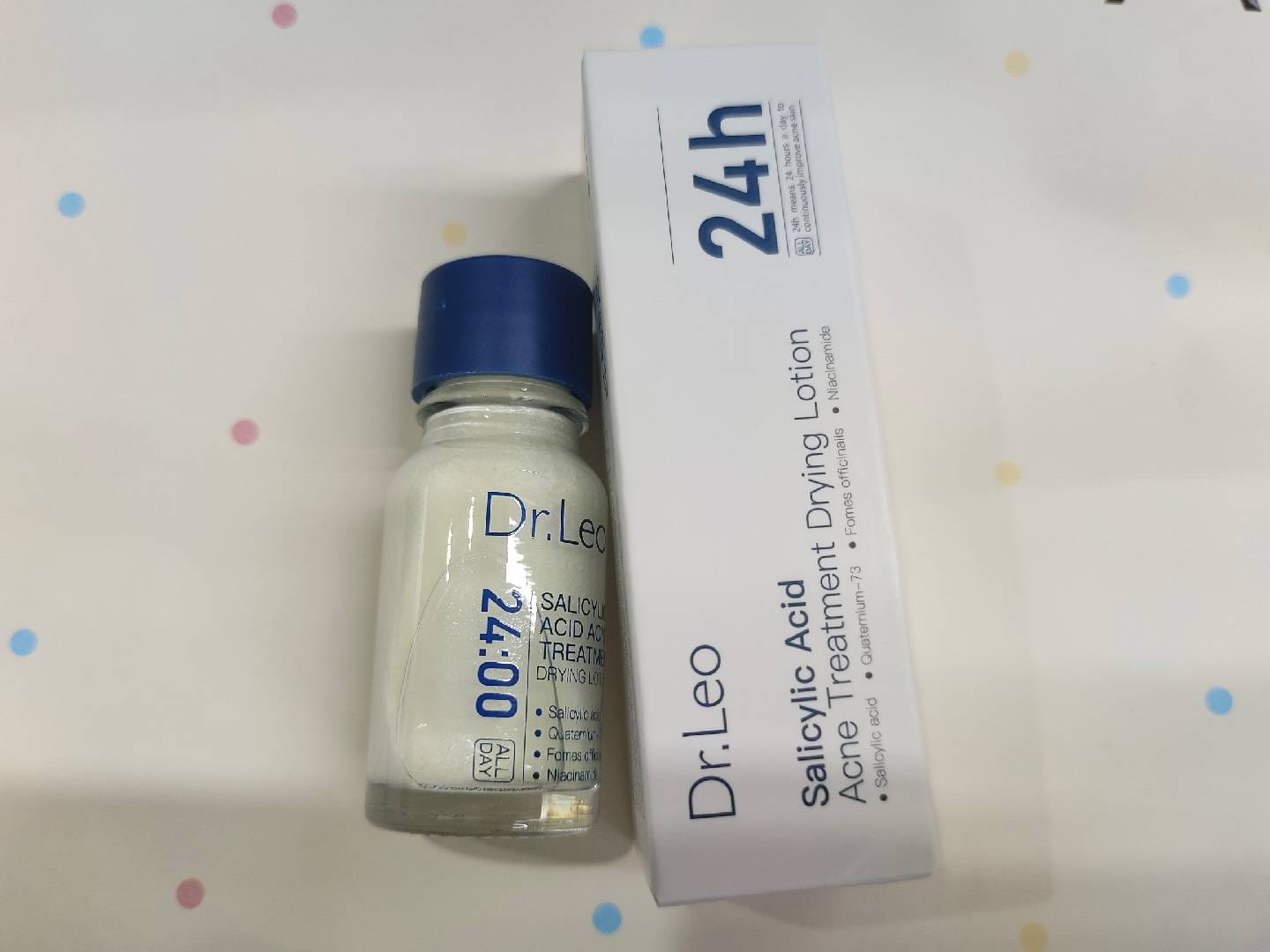 Customer photo review of Loción para el tratamiento del acné con ácido salicílico