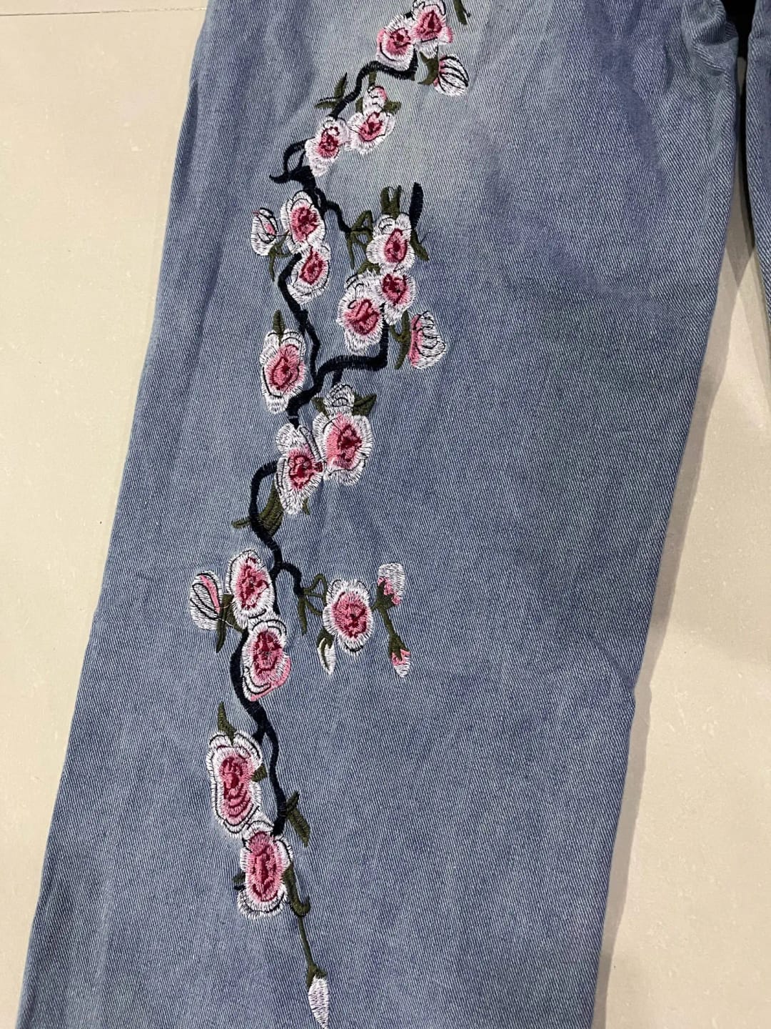 Customer photo review of Cherry Blossom Jeans
