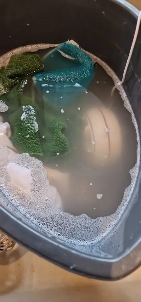 Customer photo review of Portable Turbine Ultrasonic Washing Machine - (IMPORTED)