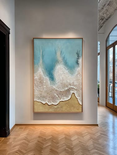 Customer review photo for Plaster Art Texture Painting #SG262