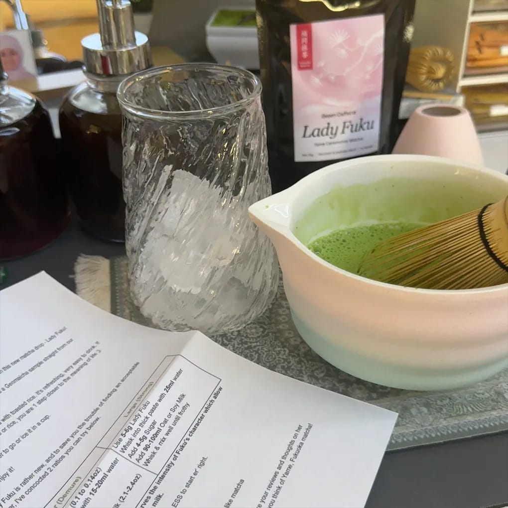 Customer photo review of Lady Fuku - Yame Ceremonial Matcha