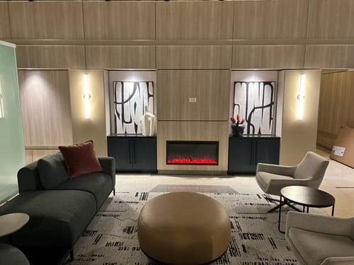 Customer photo review of Black And White Abstract Painting #ABAV274