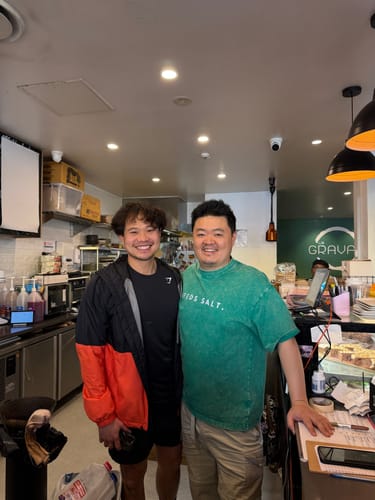 Customer photo review of Cafe Mon Amour Unisex Tee